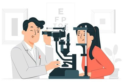 استانداردهای بینایی شغلی در محیط‌های کاری در مرکز تخصصی